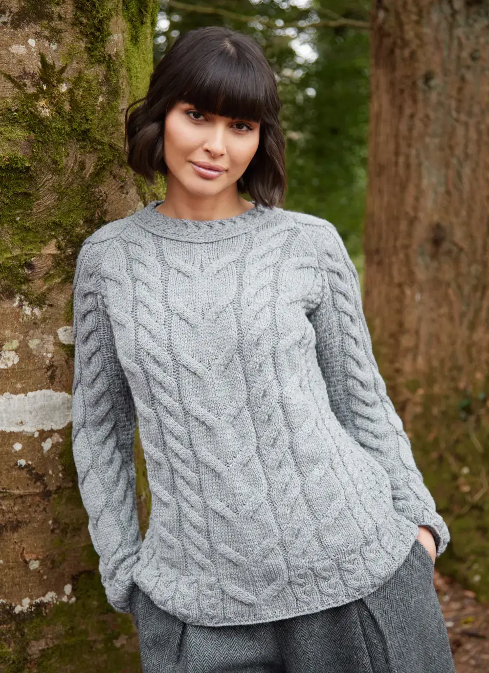 Supersoft Aran Cable Sweater